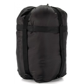 Snugpak Compression Sack WGTE - Durable Nylon Compression Stuff Sack for Camping and Trekking – Travel Bag with 4 Straps & Drawcord System for Sleeping Bags, Clothes – Reduces 30-50% Bulk - Black (M)