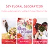 Aynaxcol White Lace Handle Bouquet Holder Bouquet Holder Foam Floral