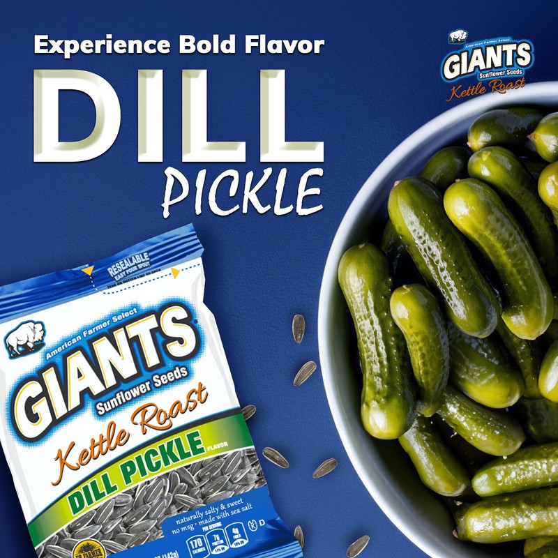 GIANTS Kettle Roast Dill Pickle Sunflower Seeds - Sunflower Seeds