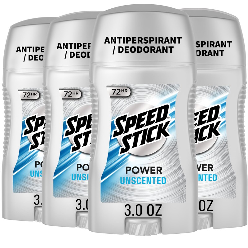 Speed Stick Power Antiperspirant Deodorant for Men, 72 HR Sweat