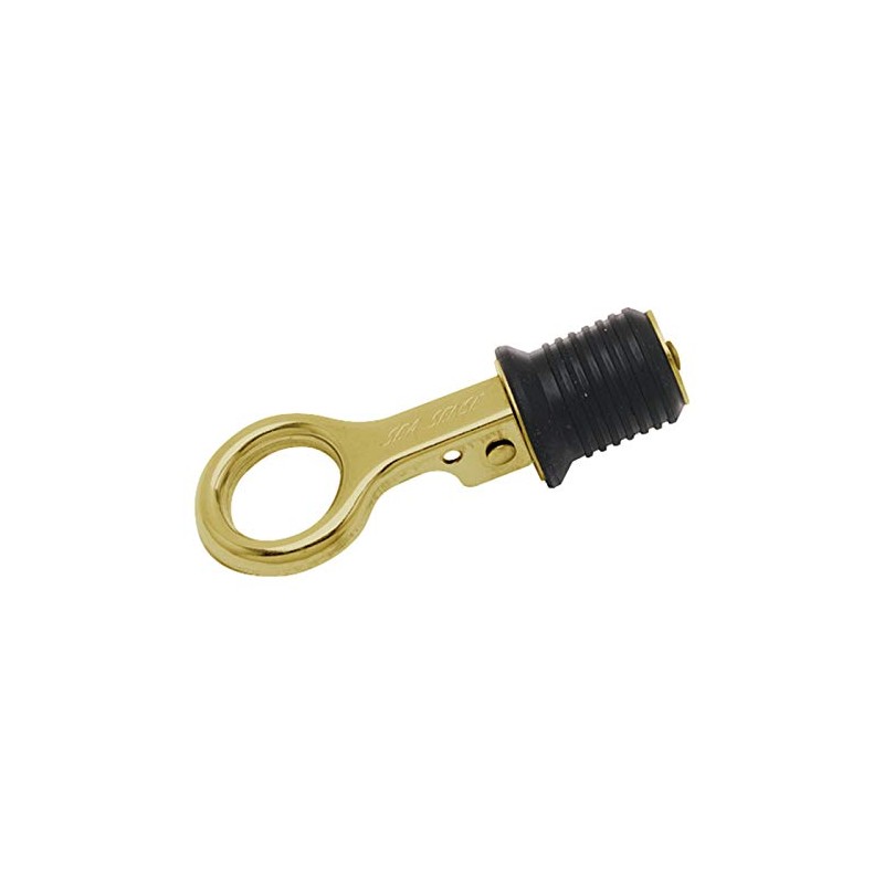 Unified Marine 50032292 Snap Drain Plug (Brass, 1- Inch)