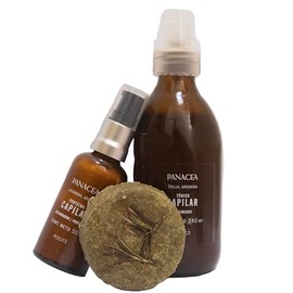 KIT CAÍDA Y CUIDADO DEL CABELLO PROTEÍNA CAPILAR 50ml TÓNICO CAPILAR 240ml SHAMPO SÓLIDO EN BARRA CON ROMERO 80g                                      