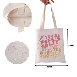 ZJXHPO Tequila Tote Bag Tequila Lover Gift Summer Beach Reusable Grocery Shopping Bag Drinking Day Gift (C-Tequila Tote)