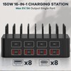RUANSZZ 150W/35A Charging Station for Multiple Devices, RUANSZZ 16 Port