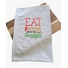 Unbranded Thanksgiving Kitchen Tea Towel Machine Embroidered Flour Sack 100%