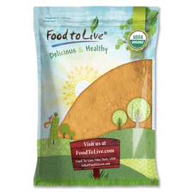 Food to Live Organic Papaya Juice Powder, 9 Pounds - Non-GMO, Made from Raw Dried Fruit, Unsulfured, Vegan, Bulk, Great for Baking, Juices, Smoothies, Yogurts, Contains Maltodextrin, No Sulphites