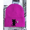 tshirtladen Mütze - Kaffee Katze - Beanie One Size -