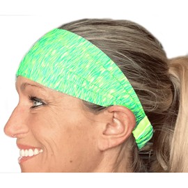 Sweat Absorbing Sports Headband (Sweatband) - Perfect for Keeping That Dripping Sweat Out of Your Eyes During Any Activity from Sports to Cleaning. (Light Green)