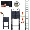 Telescoping Ladder, 16.5 FT Extension Ladder, Aluminum Lightweight Extendable Ladder,