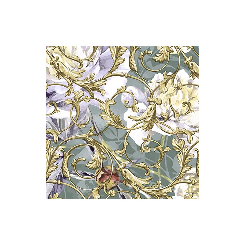 20 Cocktail Napkins Peonies White Flowers Vintage 25 cm