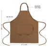 MissOwl 2 Pack Adjustable Bib Apron Long Ties with 2