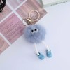 88flix Cute Keychain, Mofumofu Soft Plush Key Holder, Bag Charm,