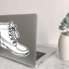 Large 210mm 'Work Boot' Permanent Sticker Decal for Cars/Windows/Bins/Walls etc