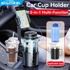 Car Cup Holder Tray - XINDELL 3-in-1 Car Cup Holder