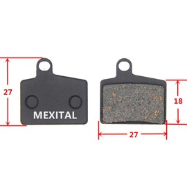 MEXITAL Bicycle Disc Brake Pads, Bike Pads, Brake Pad, 2 Pairs Bicycle Disc Brake Pads for Hayes Stroker Ryde/Redar/Dyno Sport/Dyno Comp/Prime Sport 18-2