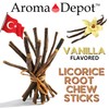 Aroma Depot Vanilla 4 oz. Flavored Licorice Root Chew Sticks
