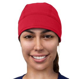 Maevn NC010 Unisex Scrub Cap, Raspberry, OS
