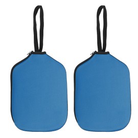 PATIKIL Pickleball Paddle Cover Universal 11.8 x 8.6 Inch, 2 Pack Neoprene Pickleball Racket Sleeve Paddle Storage Bag with Carrying Strap for Pickleball Paddles, Sapphire Blue