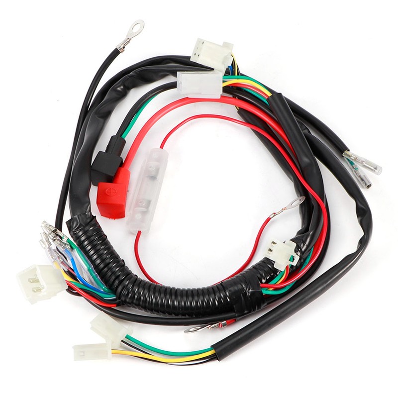 Electric Engine Start Wiring Loom Harness for Pit Bike Motorcycle