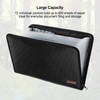 Fireproof File Folder Waterproof 12 Clear Pockets Safe Portable Expanding