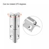 uxcell Lift Off Hinge, 2.5" 304 Stainless Steel Left Detachable