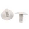 JCBIZ 6pcs White Swimming Pool Cleaner Plastic Hub Screw Kit