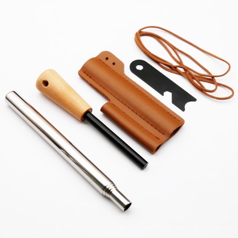 Fire Stick Survival Tool Fire Starting Kit,Outdoor Survival Kit, Flint