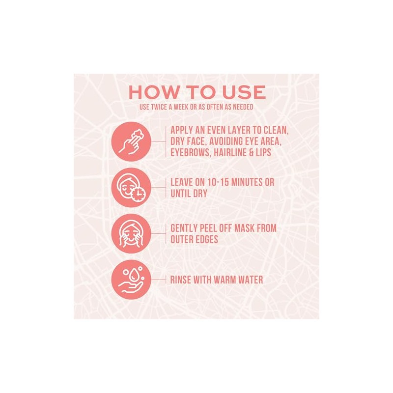 Feeling Beautiful French Pink Clay Peel-Off Mask 175 ml