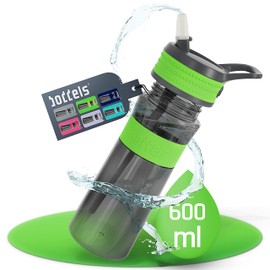 Boddels Een Drinking Bottle 600 ml – Your Water Bottle for Every day, green, 600 ml