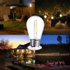 Jslinter S14 LED Bulbs, 50-Pack, 1W Energy-Efficient Outdoor String Lights,