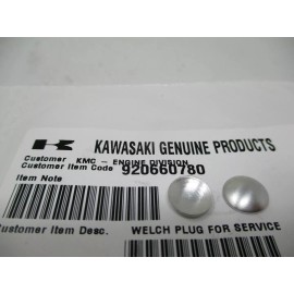 Kawasaki 2 Genuine Kawasaki 92066-0780 Welch Plug FX651V FX691V FX730V 4 Stroke