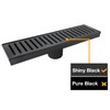 Neodrain Linear Shower Drain with Removable Grate, 12 Inch Shiny