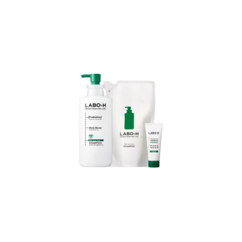 LaboH Hair Loss Relief Scalp Strengthening Shampoo 400ml + 400ml