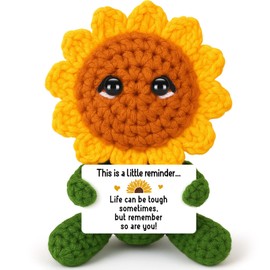 Agantree Art - Regalos de agradecimiento para mamá, papá, hermana, esposa, marido, amigos, divertidos regalos emocionales de graduación para mujeres y hombres, ella, hecho a mano, diseño de girasol