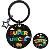 Uncle Keychain Gifts from Niece Nephew - Funny Fathers Day