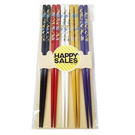 Happy Sales HSCH121/S, Japanese Style Chopsticks Gift Set Crane, Multicolor