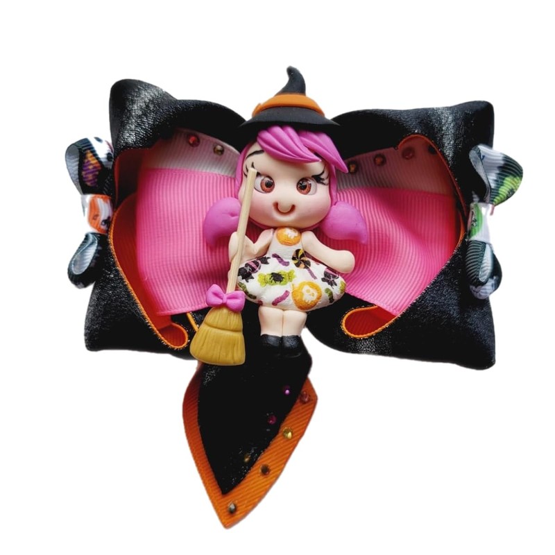 Witch Trixie Hair-Bow Without Clay Doll