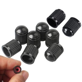 Itisyou Bicycle Tube Cap Tire Valve Cap Car Tire Air Valve Cap Black Bubble Cap Pack of 10