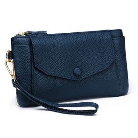 YALUXE Wristlet for Women Genuine Leather Crossbody Clutch Cellphone Smartphone Wallet Vintage Purse Travel