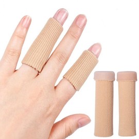 Cut-to-Size Finger Protector & Joint Support Band for Thumb, Pinky, Index Fingers Finger Protector L 4ea
