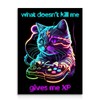 Dazzlewall Neon Gaming Wall Pictures, Funny Cyberpunk Cats Picture for