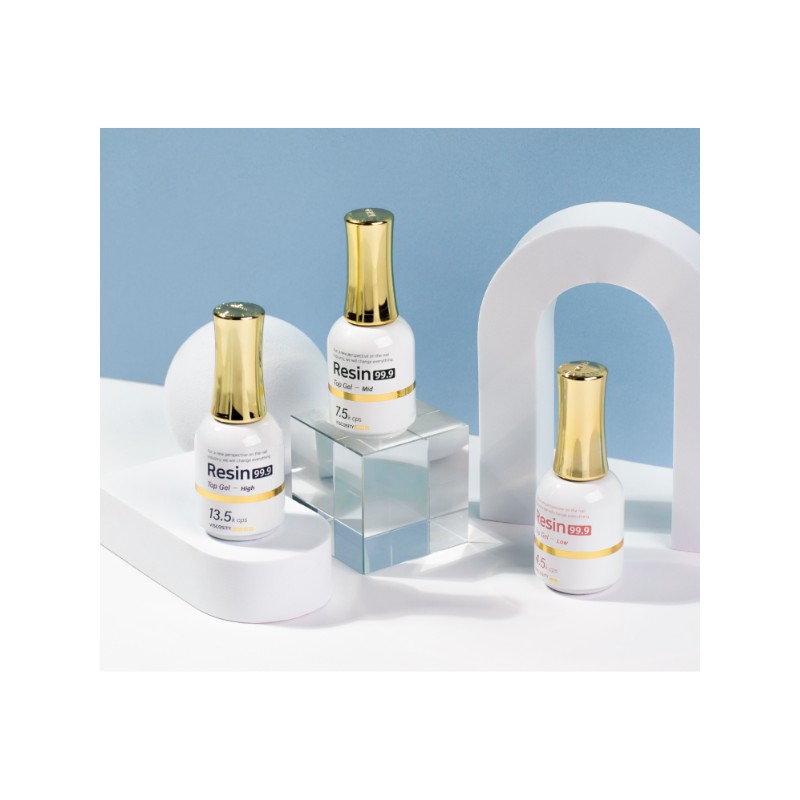 I'ZEMI Resin 99.9 Top Gel 14g [Low/Mid/High], Color:03 High Viscosity