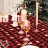 POPOYU Pack of 2 Christmas Tablecloths, 137 x 274 cm,