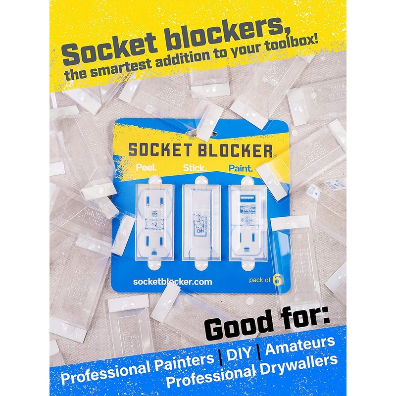 Socket Blocker - The Smarter Outlet Cover for Drywall &