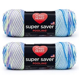 Red Heart Yarn Super Saver Pooling (2-Pack) (Stillwater)
