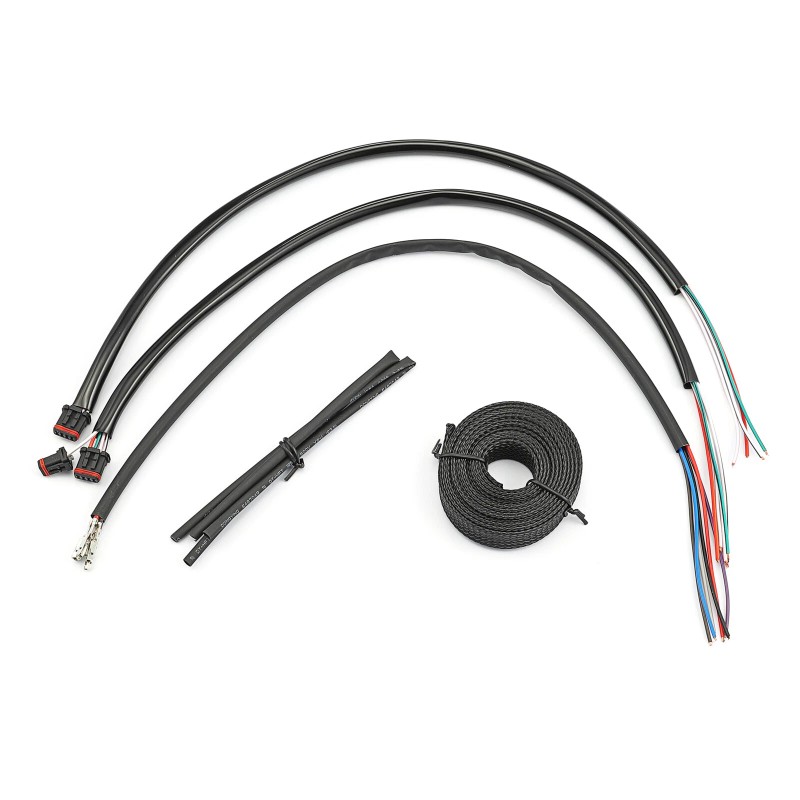 21ST 10"-16" Ape Hanger Handlebar Extension Wiring for Harley Dyna