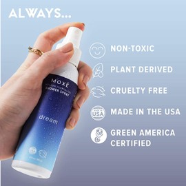 MOXĒ Dream Lavender & Chamomile Shower Steamer Spray, 100% Natural Certified Essential Oils, Bath Relaxation, Nightly Tension Relief, Made in USA, 4 Ounces (2 Pack)