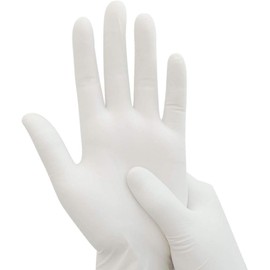 AMBIDERM - Guante Ambiderm Plus Liso Blanco Grande Caja con 100 Piezas