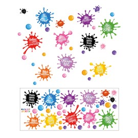 1 Piece Inspirational Expression Wall Sticker, Creative Graffiti Wall Sticker, Background Wall Decoration Sticker, Suitable for Children's Room, Classroom and Libraries