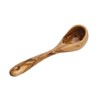 Olive Wood Serving Ladle Ladle Ladle Approx. 25 cm with Beautiful Grain Unique Pieces Made of Olive Wood